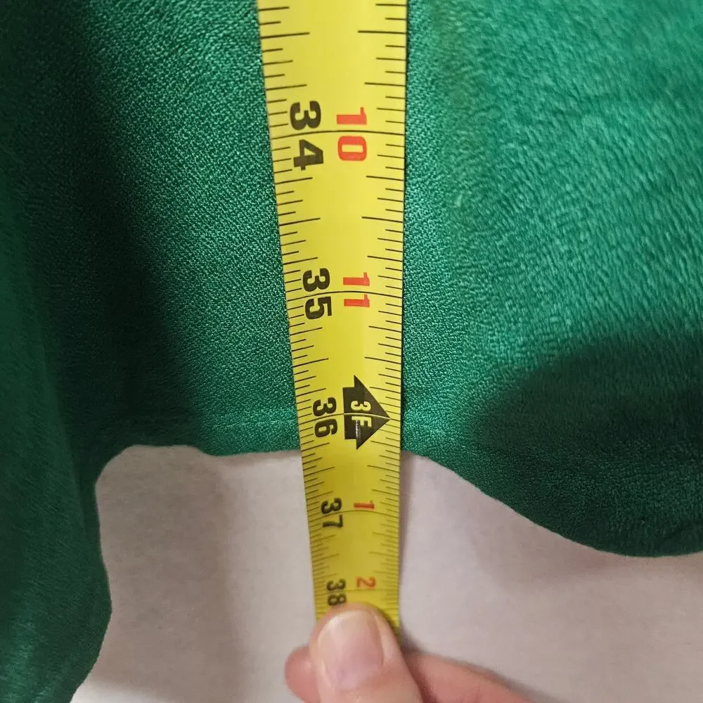 NWT Old Navy Fit & Flare Crepe Mini Dress in Green Mangrove
